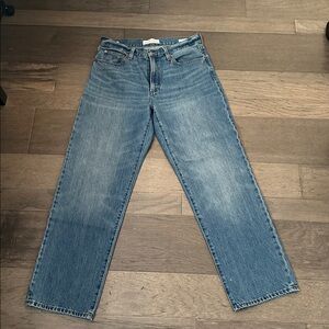 Aritzia - Denim Forum High Rise Jeans in Blue / 90s Marlo hi-rise baggy